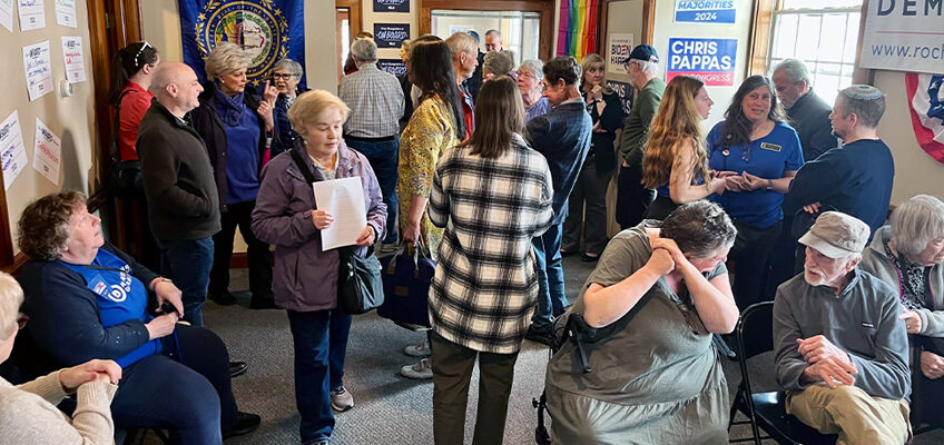 2024 Democratic Coordinated Campaign Office Opening in Rochester New Hampshire