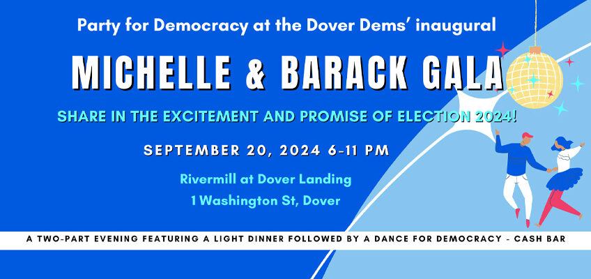 Dover Democrats 2024 Michelle and Barack Gala